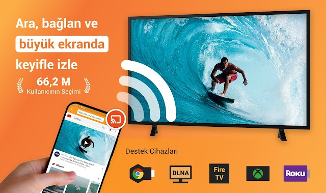 Ekran yansıtma - Cast to TV Resimleri