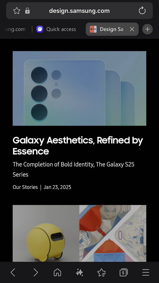 Samsung Browser Resimleri