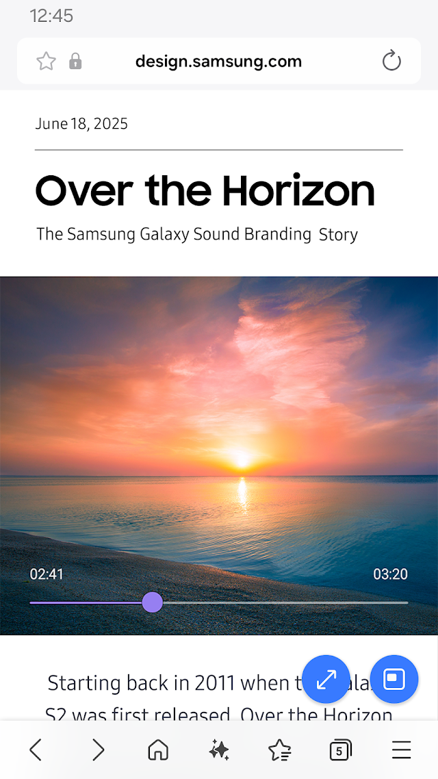 Samsung Browser Resimleri