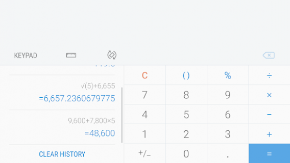 Samsung Calculator Resimleri