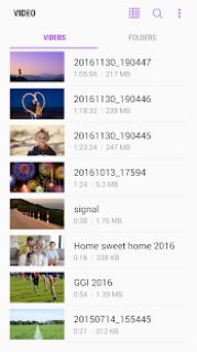 Samsung Video Library Resimleri