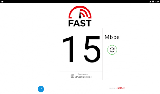 FAST Speed Test Resimleri