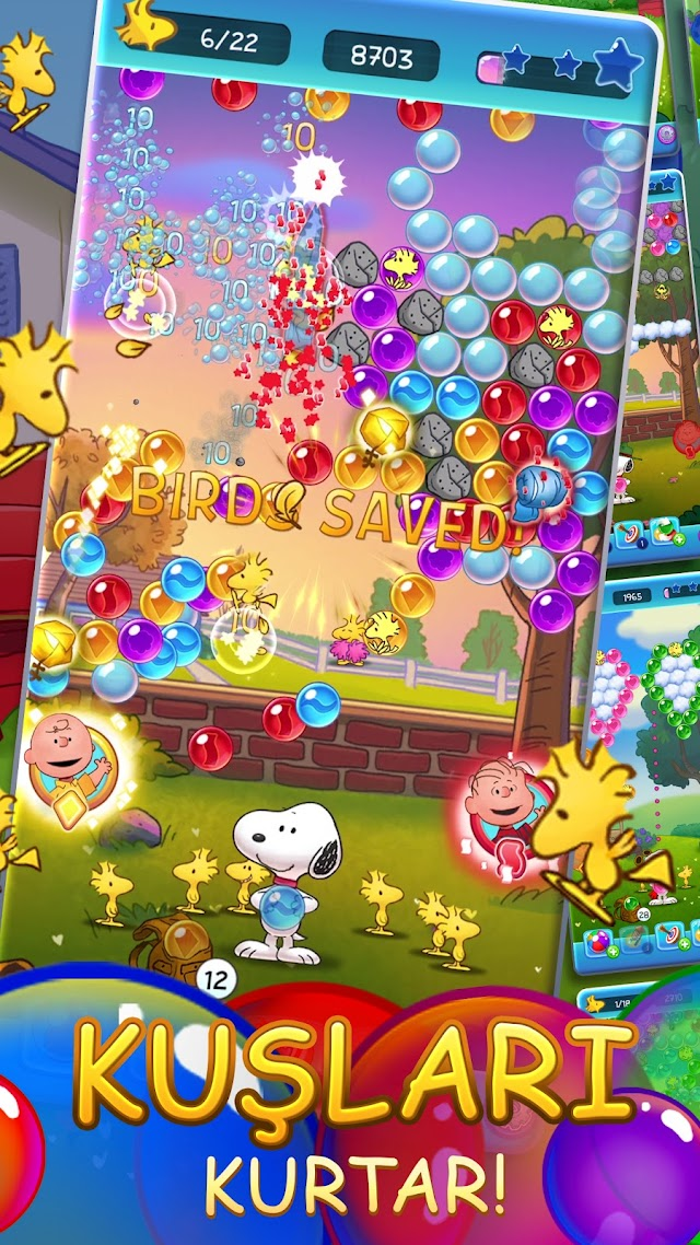 Bubble Shooter - Snoopy POP! Resimleri