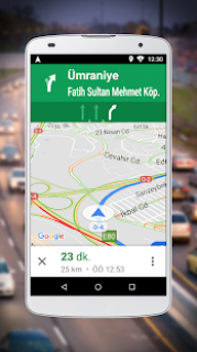 Google Maps Go iin Navigasyon Resimleri