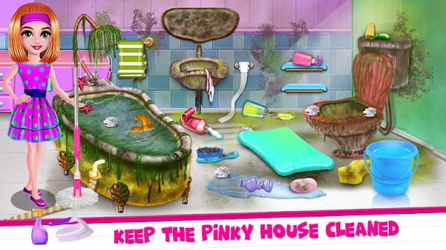Pinky House Keeping Clean Resimleri