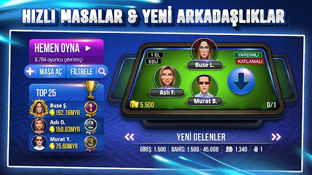 101 Y�zbir Okey Extra - Online Resimleri