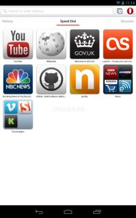Opera Mobile web browser Resimleri
