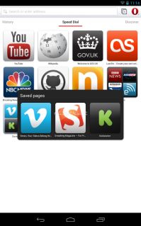 Opera Mobile web browser Resimleri