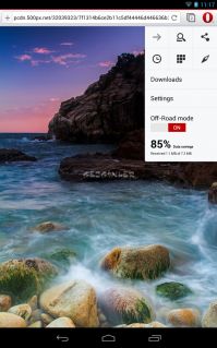 Opera Mobile web browser Resimleri