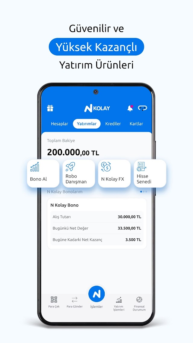 N Kolay – Dijital Bankacılık Resimleri