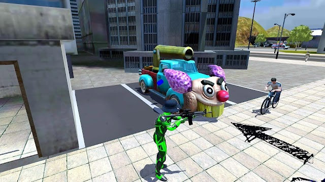 Rope Frog Ninja Hero Car Vegas Resimleri
