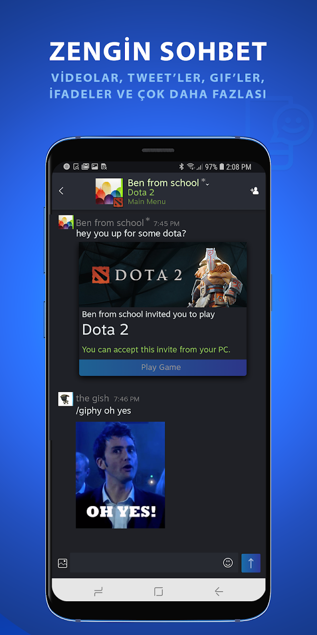 Steam Chat Resimleri