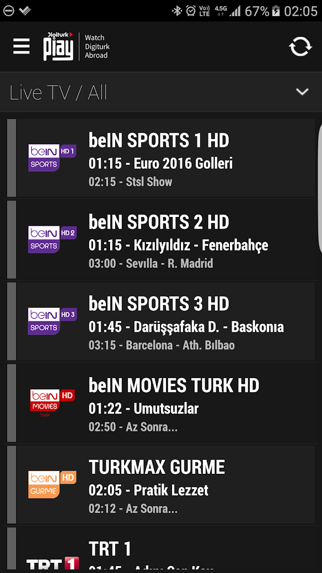 Digiturk Play Yurtdışı Resimleri