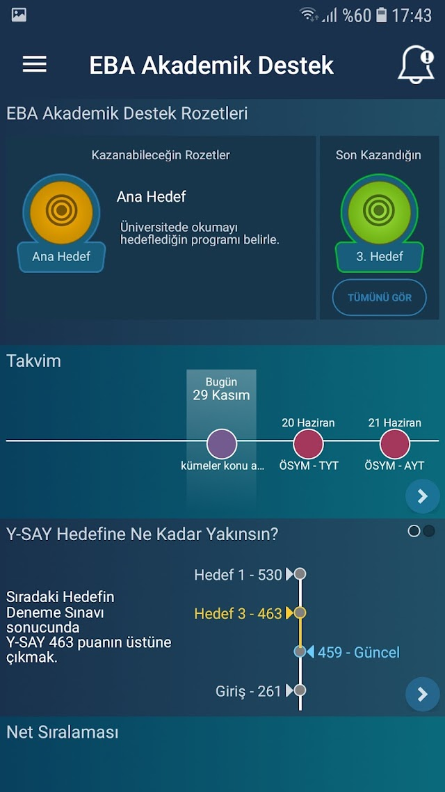 EBA Akademik Destek Resimleri