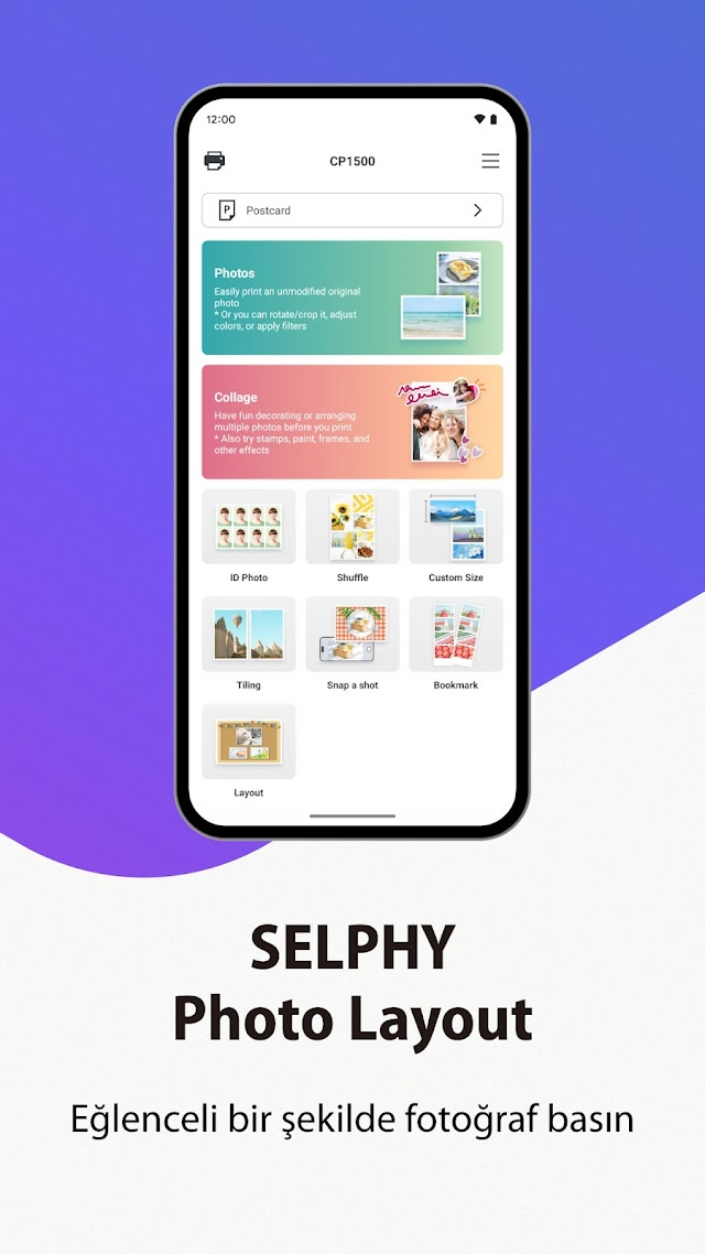 SELPHY Photo Layout Resimleri