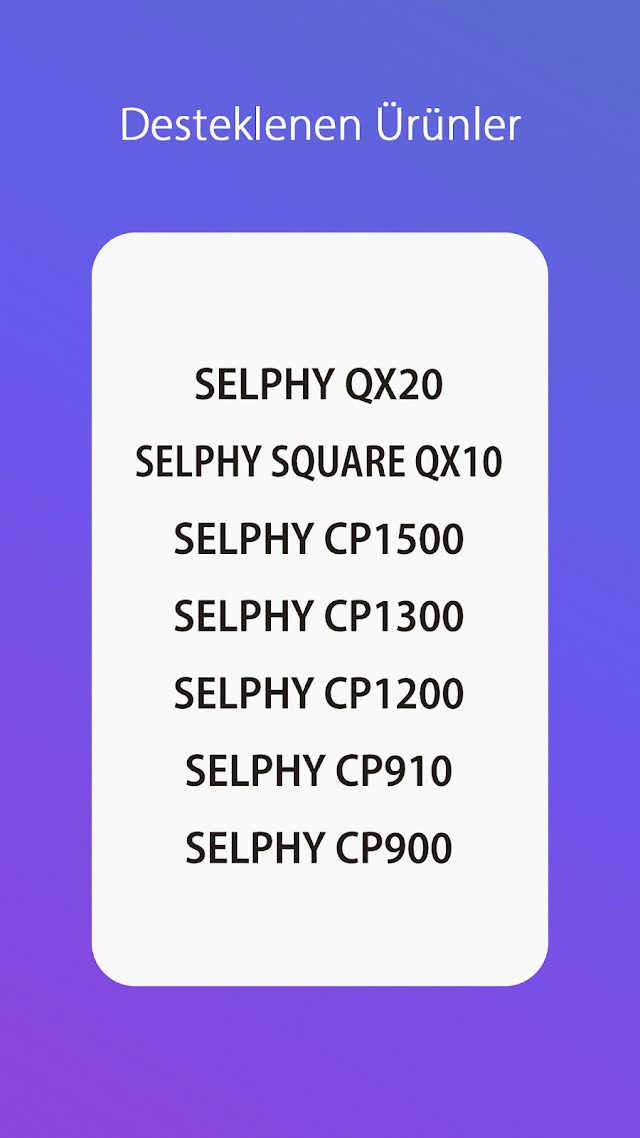 SELPHY Photo Layout Resimleri