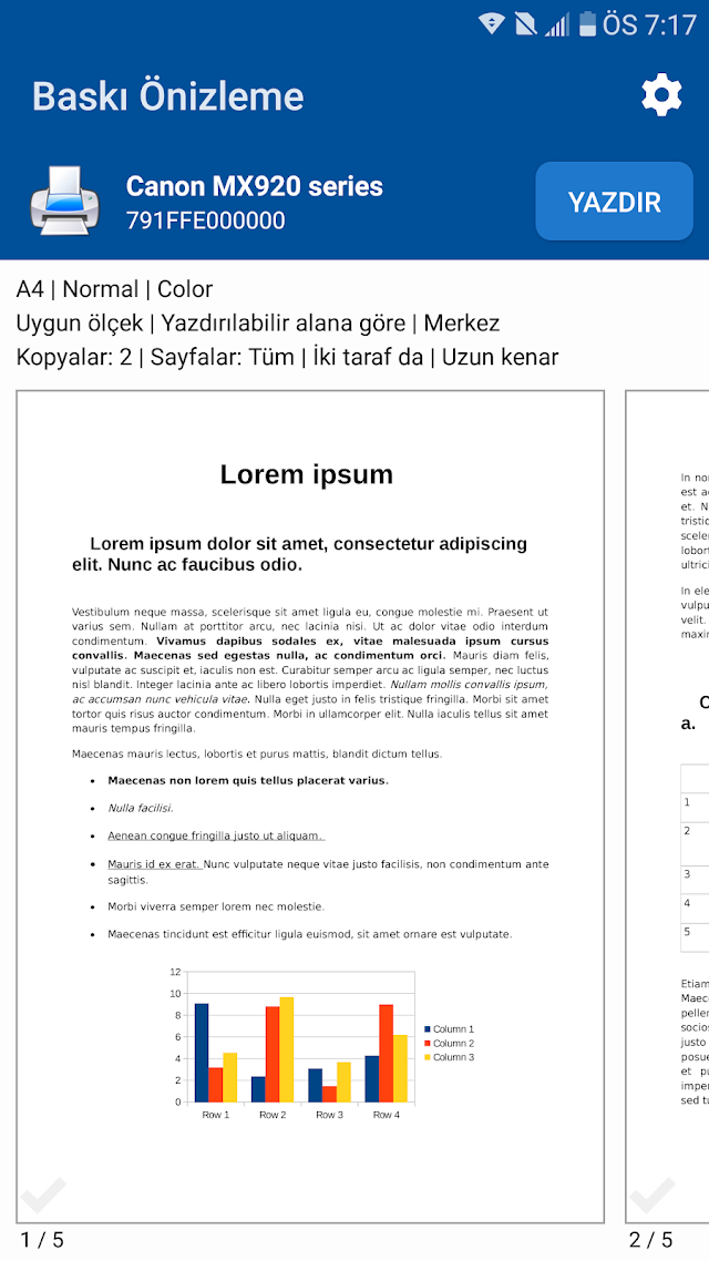 NokoPrint - Mobil yazd�rma Resimleri