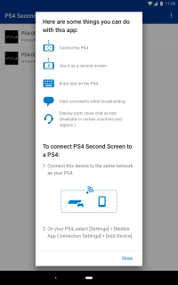 PS4 Second Screen Resimleri