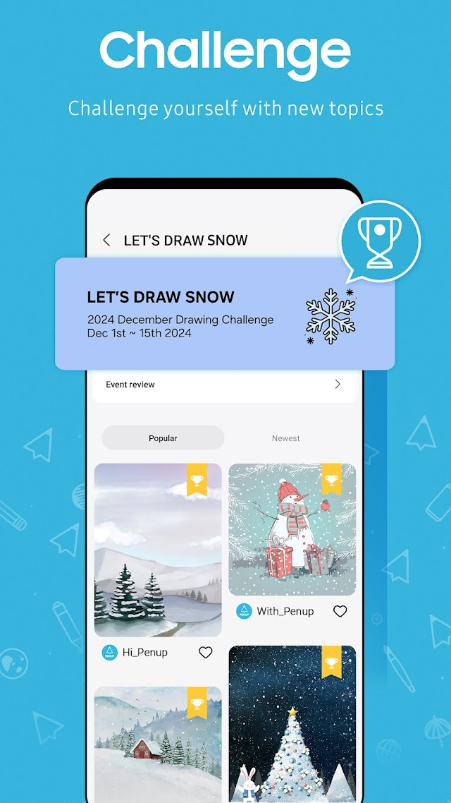 PENUP – Drawing-sharing SNS Resimleri