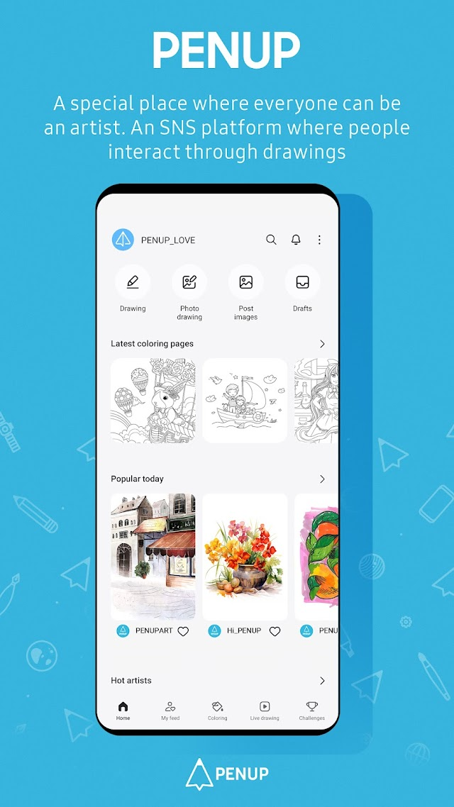 PENUP – Drawing-sharing SNS Resimleri
