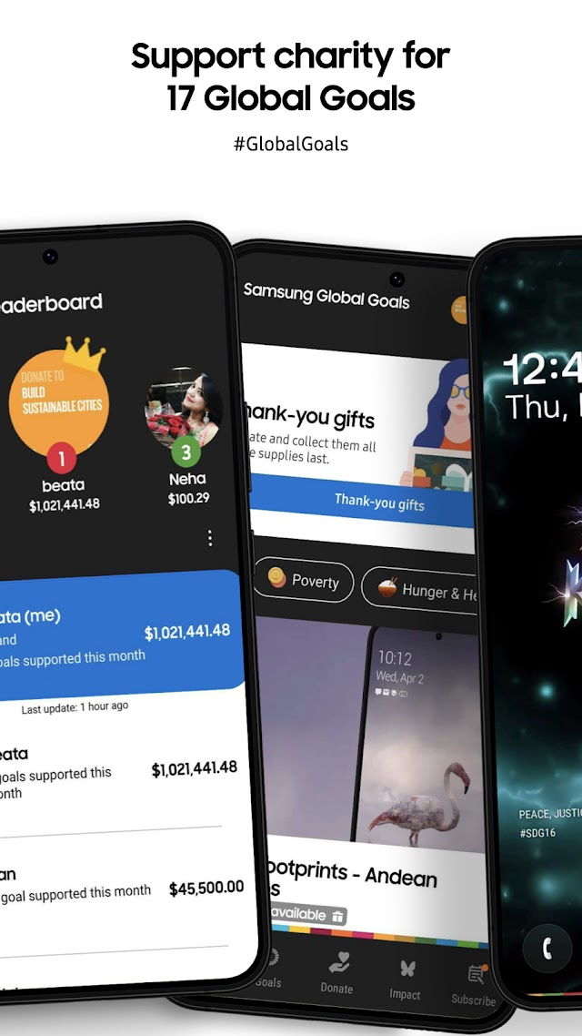 Samsung Global Goals Resimleri
