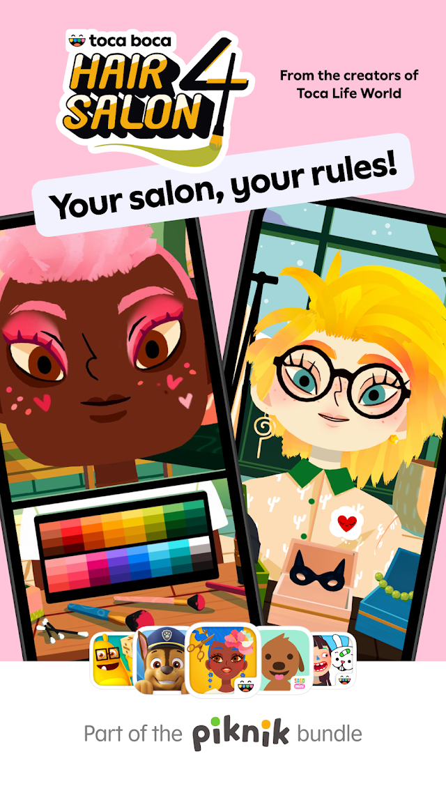 Toca Boca Hair Salon 4 Resimleri