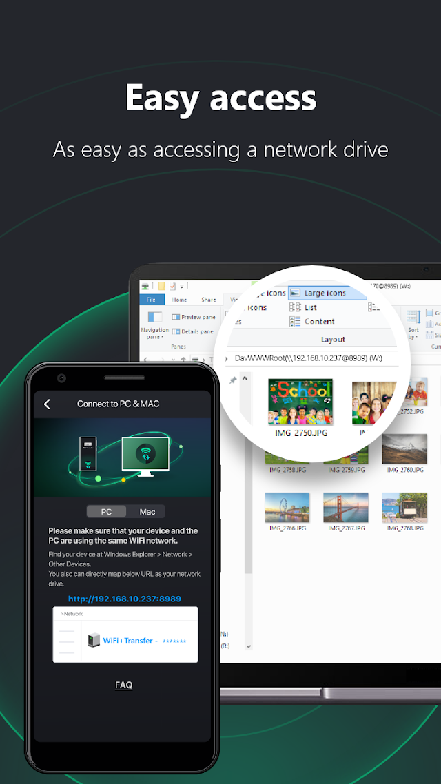 WiFi+Transfer | Cross-sys Sync Resimleri