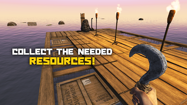 Survival on Raft: Multiplayer Resimleri
