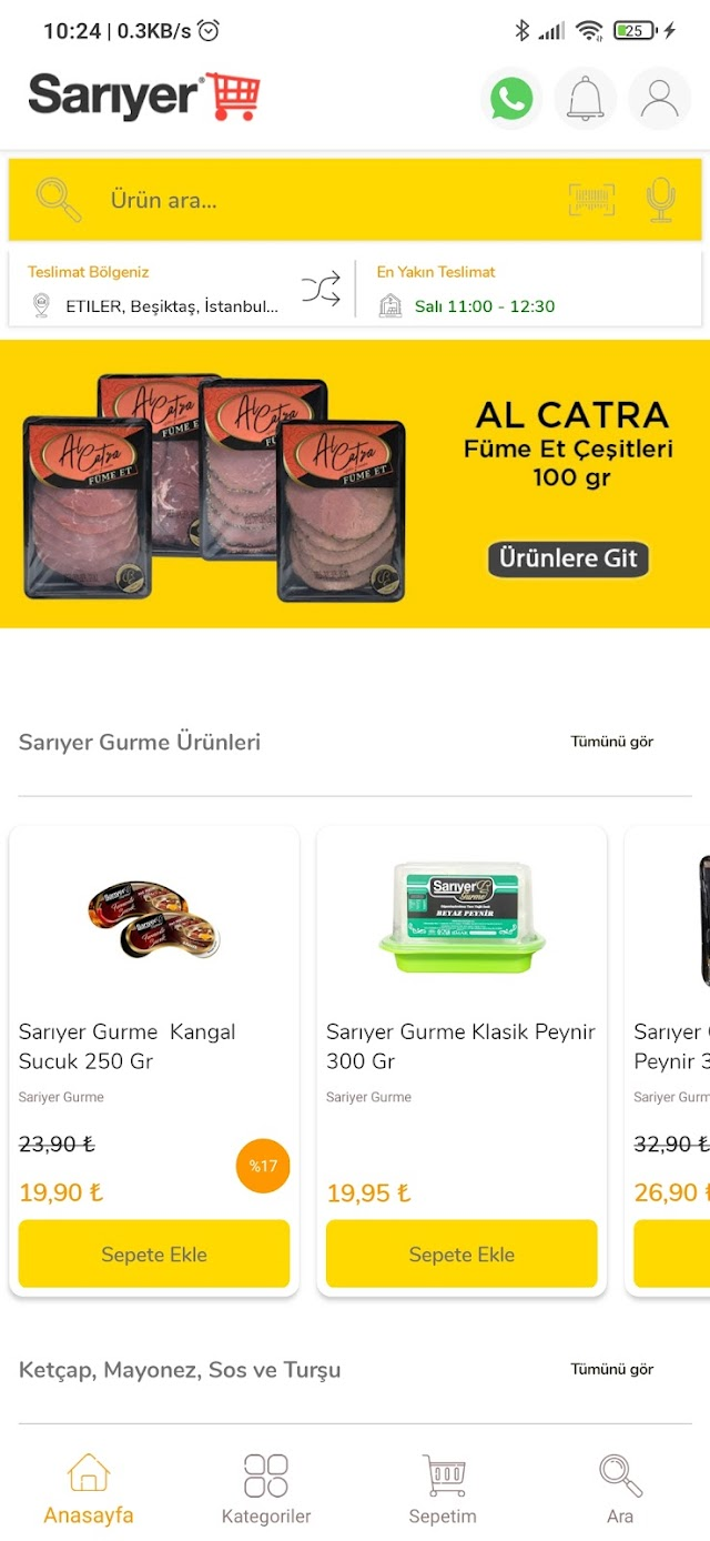 Sarıyer Sanal Market Resimleri