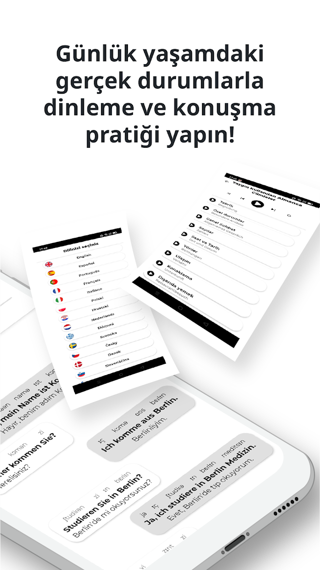Almanca Öğren?Dinleme?Konuşma Resimleri