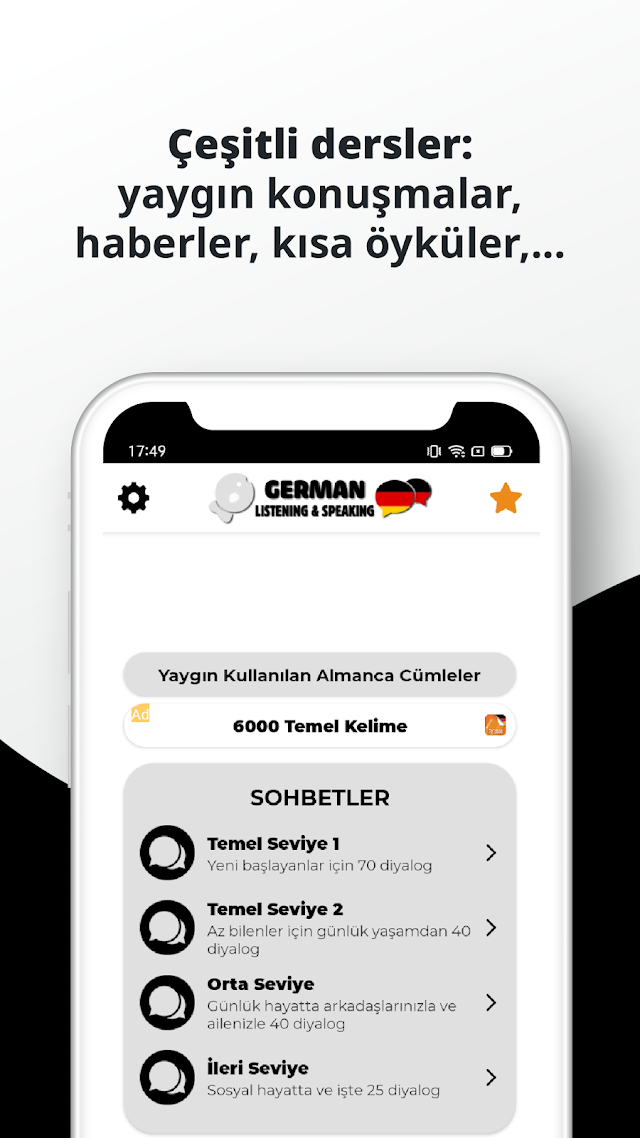 Almanca Öğren?Dinleme?Konuşma Resimleri