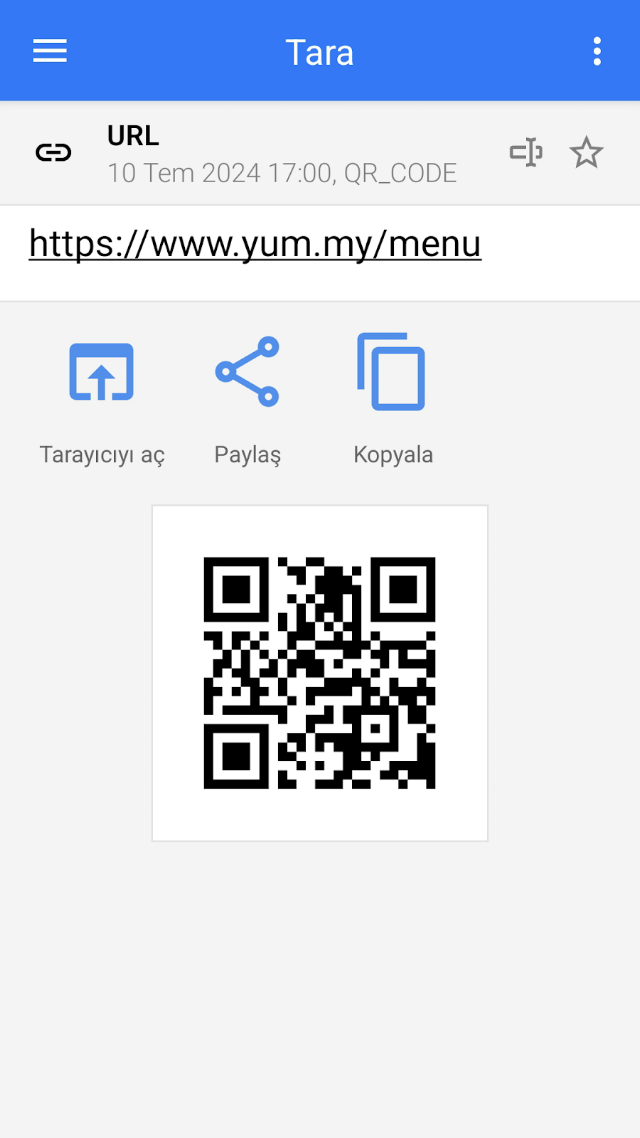QR ve Barkod Okuyucu Resimleri