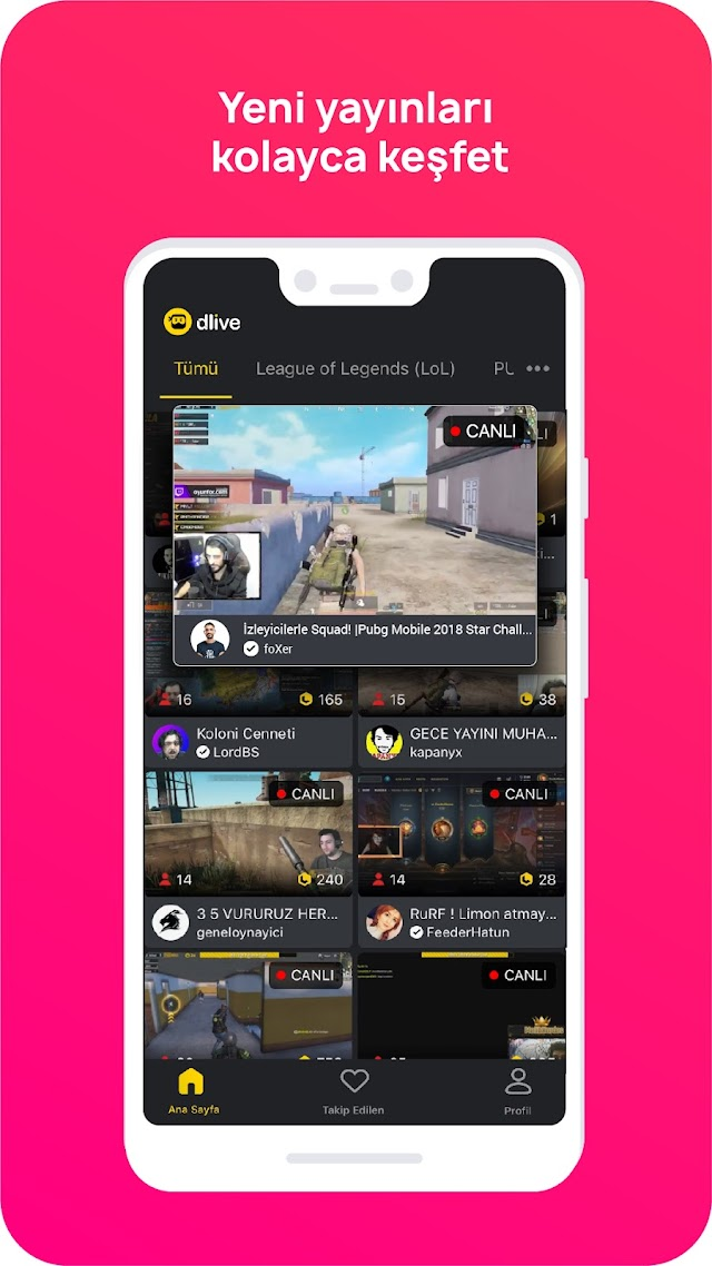 DLive Blockchain'de Yayın Yap Resimleri