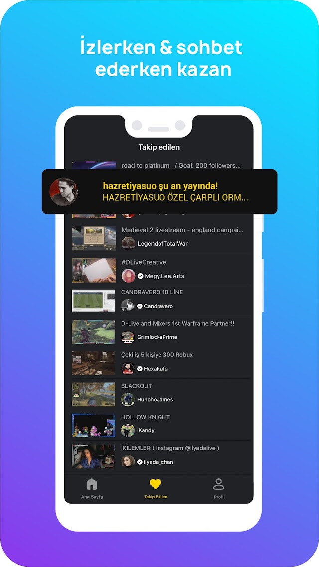DLive Blockchain'de Yayın Yap Resimleri