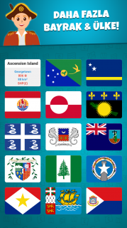 Ülke Bayrakları 2: Harita - Coğrafya Quizi Resimleri