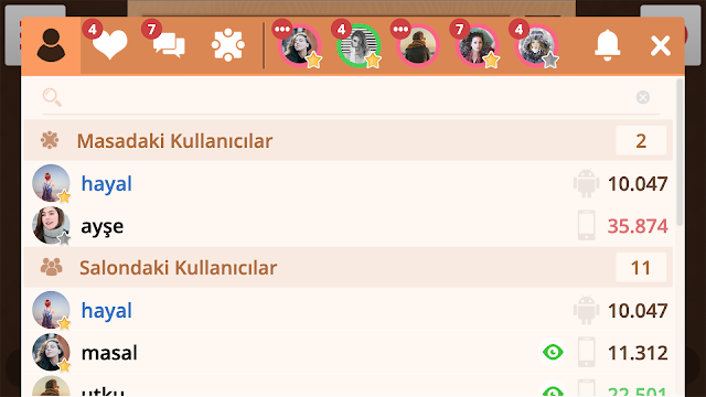 Dama Online Resimleri