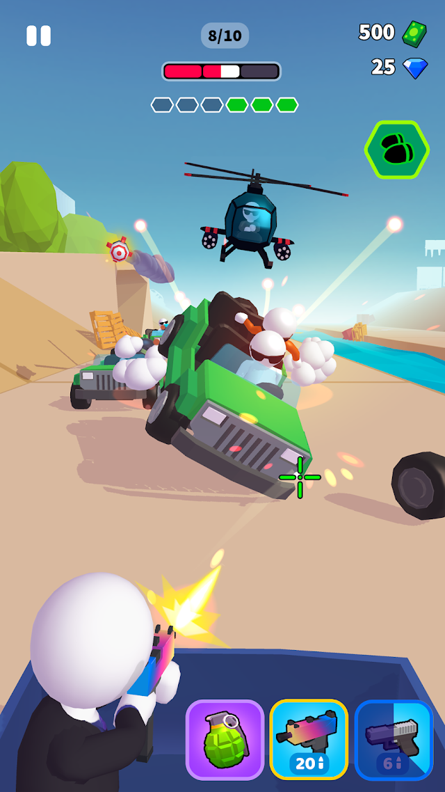 Rage Road - Car Shooting Game Resimleri