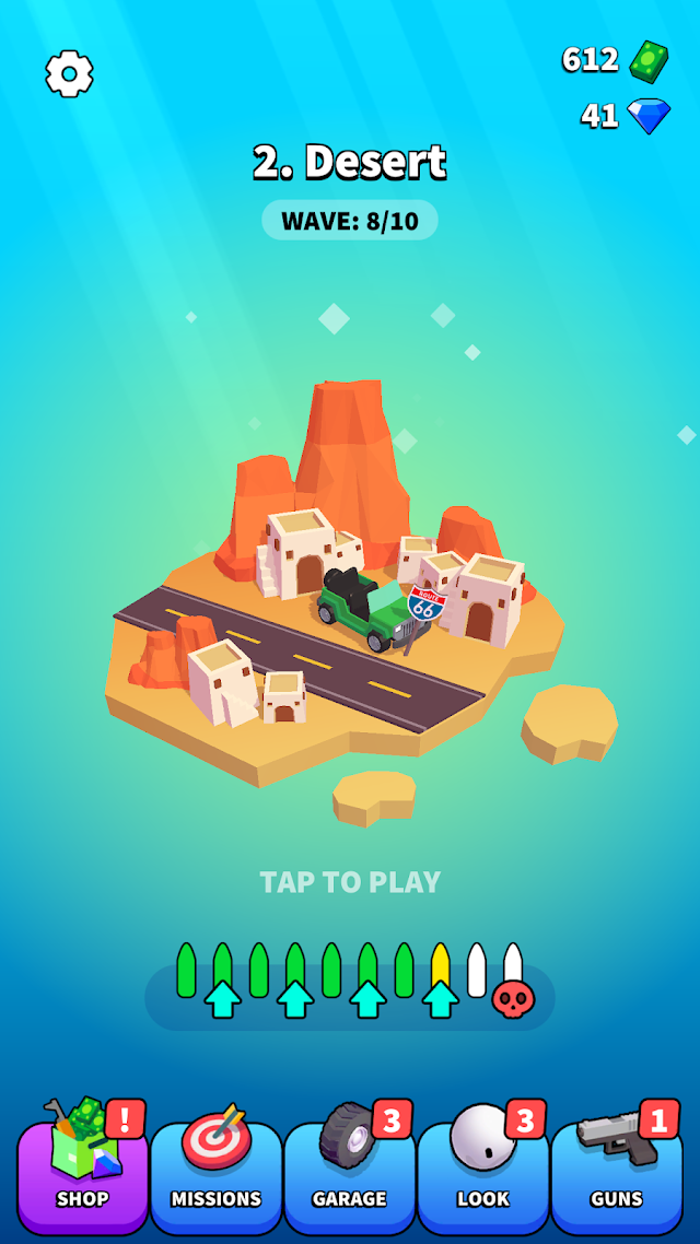 Rage Road - Car Shooting Game Resimleri