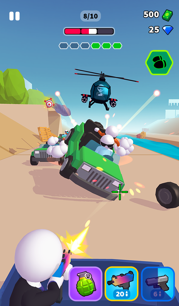 Rage Road - Car Shooting Game Resimleri