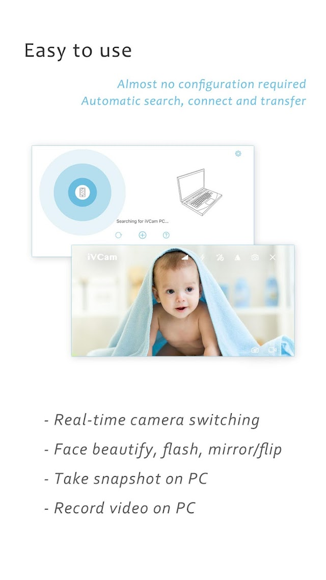 iVCam Webcam Resimleri