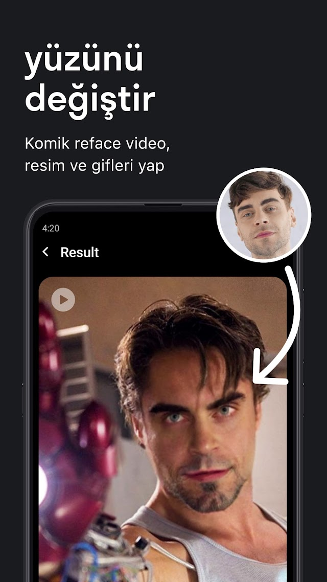 Komik Yüz Değiştirme ve Face Swap Resimleri
