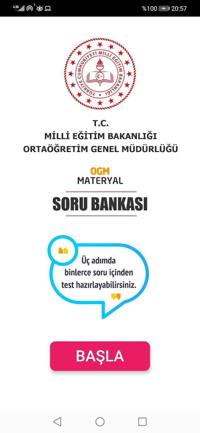OGM Materyal Soru Bankas� Resimleri