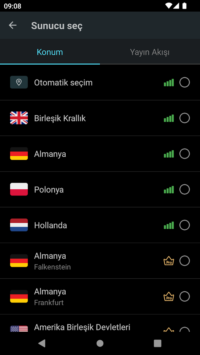 H�zl�, �cretsiz VPN Resimleri