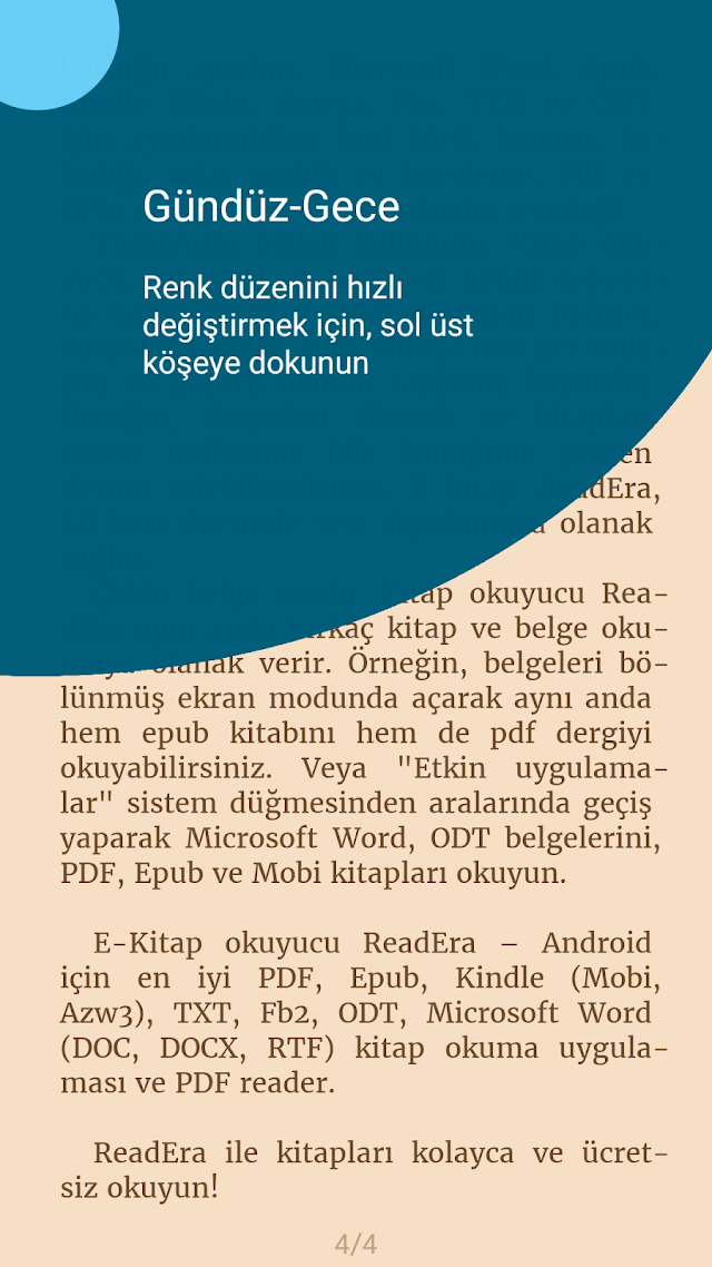 ReadEra kitap okuyucu pdf epub Resimleri