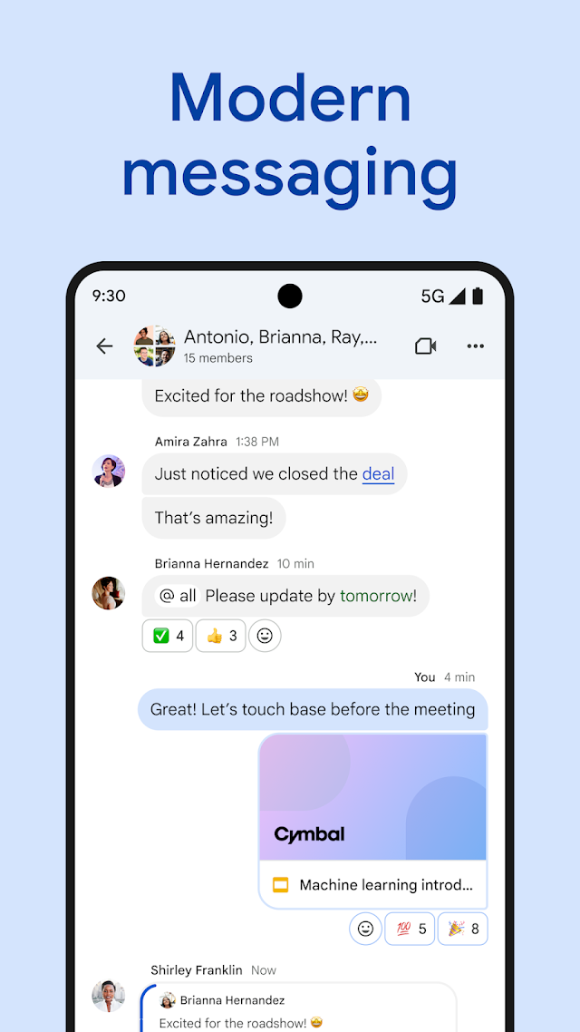 Google Chat Resimleri