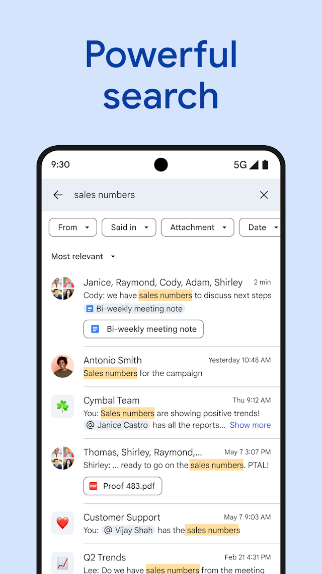 Google Chat Resimleri