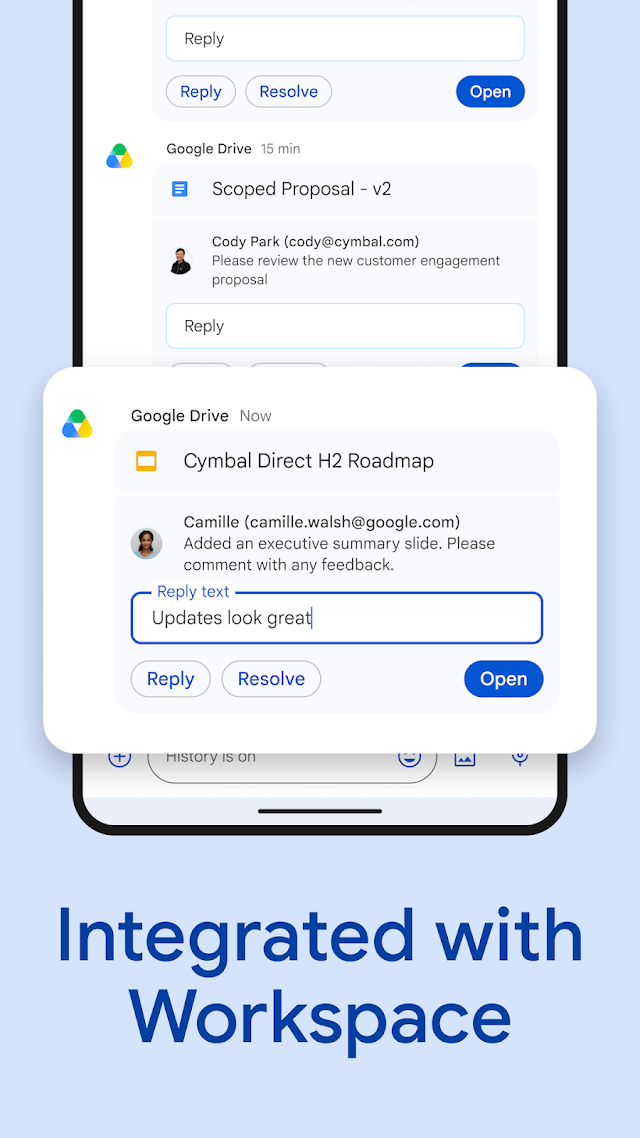 Google Chat Resimleri