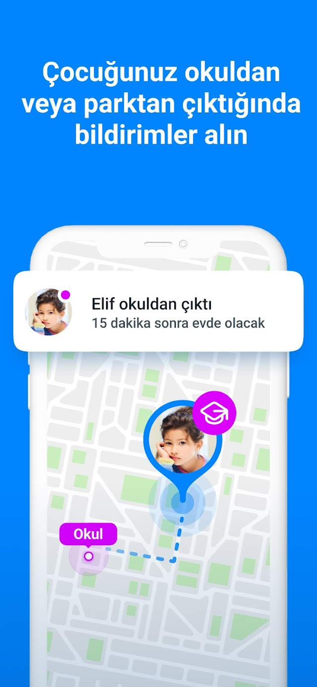 Findmykids aile takip programi Resimleri