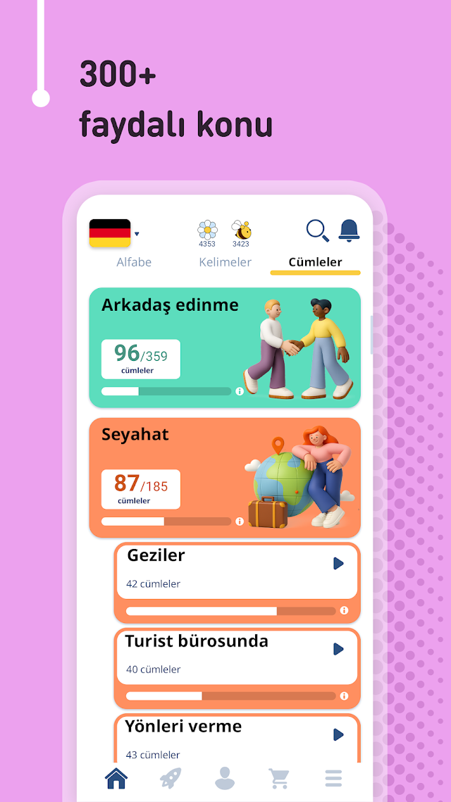 Almanca öğren - 11.000 kelime Resimleri