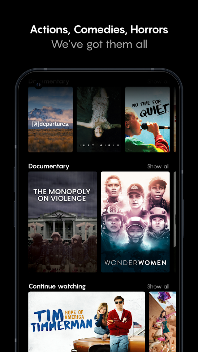 Filmzie – Movie Streaming App Resimleri